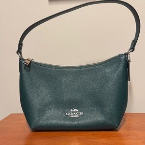 Coach Emerald Green Leather Shoulder Bag (shoulder strap only)